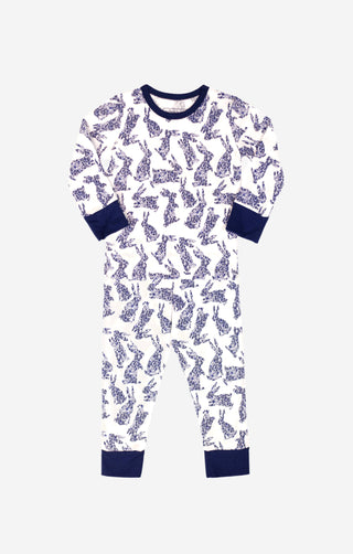 Kids Harbor Pajama Set in Bunny Print