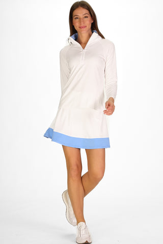 Active Everett Quarter Zip in White