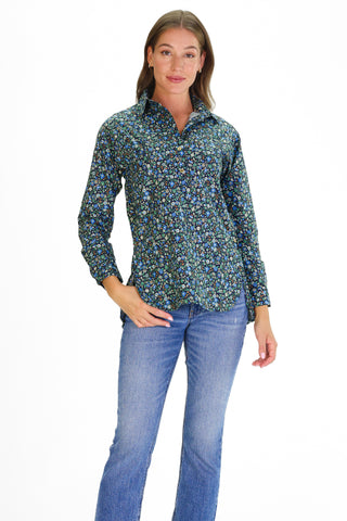 The Savannah Tunic in Green Floral