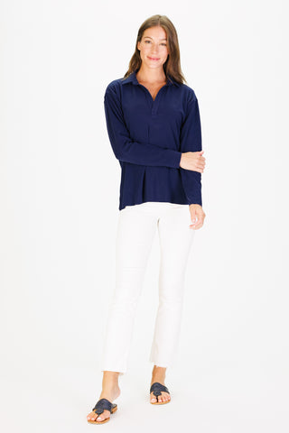 The Shea Polo in SuperSoft Navy