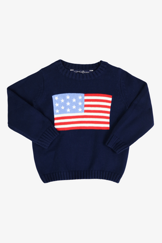 Kids Navy Flag Sweater
