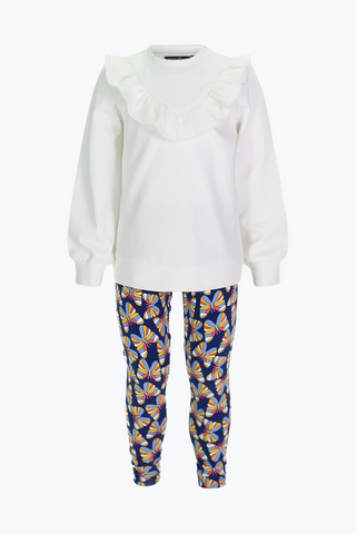 Girls Rue Pullover in Cream