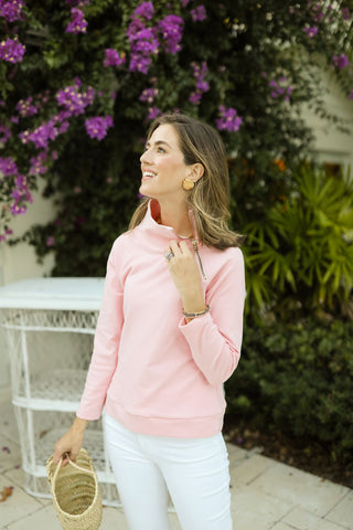 The Bowen Sweatshirt in SuperSoft BonBon Pink