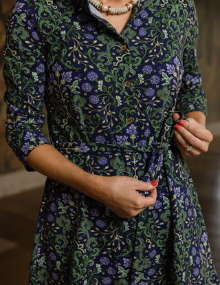 Camila Dress in Enchanted Vines