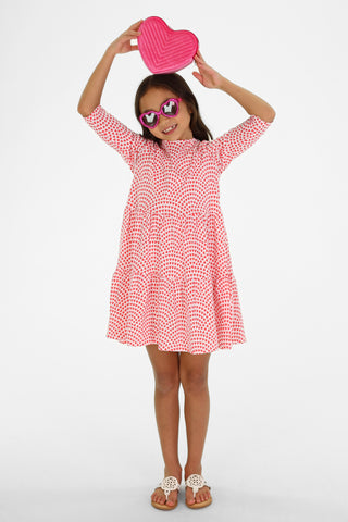 Girls Ashton Dress in Queen of Hearts