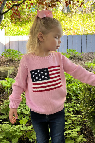 Kids Pink Flag Sweater