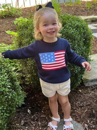 Kids Navy Flag Sweater