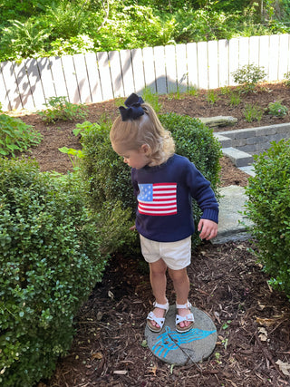 Kids Navy Flag Sweater