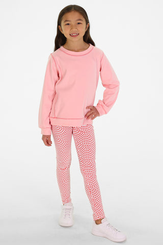 Girls Lolly Legging in Queen of Hearts