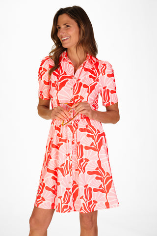 London Dress & Short in Sunset Blossoms