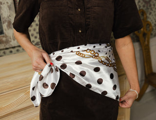 Corduroy Mary Dress in Brown