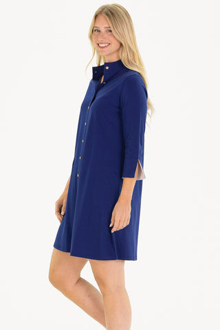 The Oaklee Dress in Royal Navy