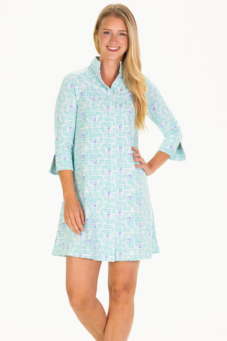 Oaklee Dress in Sea Glass