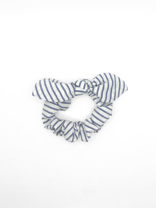 The Tay Bow Scrunchy - Skinny Stripe