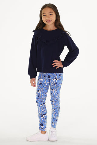 Girls Rue Pullover in SuperSoft Navy