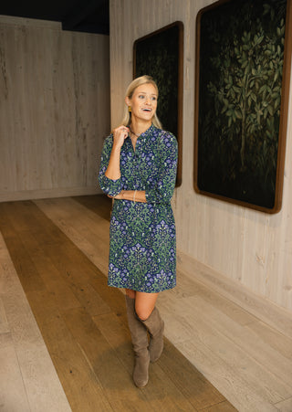 Ruth Dress in Enchanted Vines