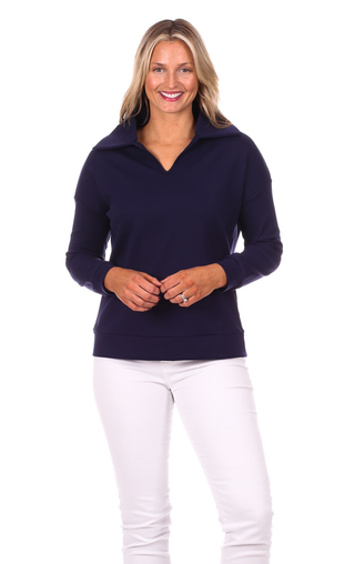 Brynn Sweatshirt in Navy