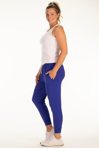 The Performance Natasha Jogger in Bright Blue