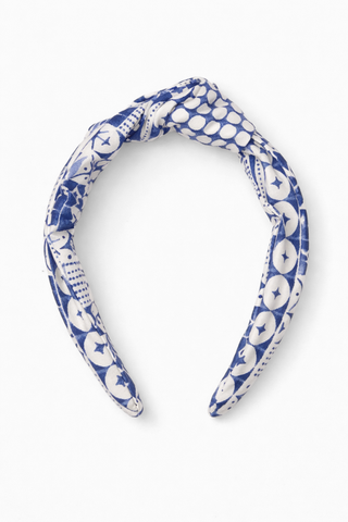 The Jones Headband - Knotted Blue Breeze