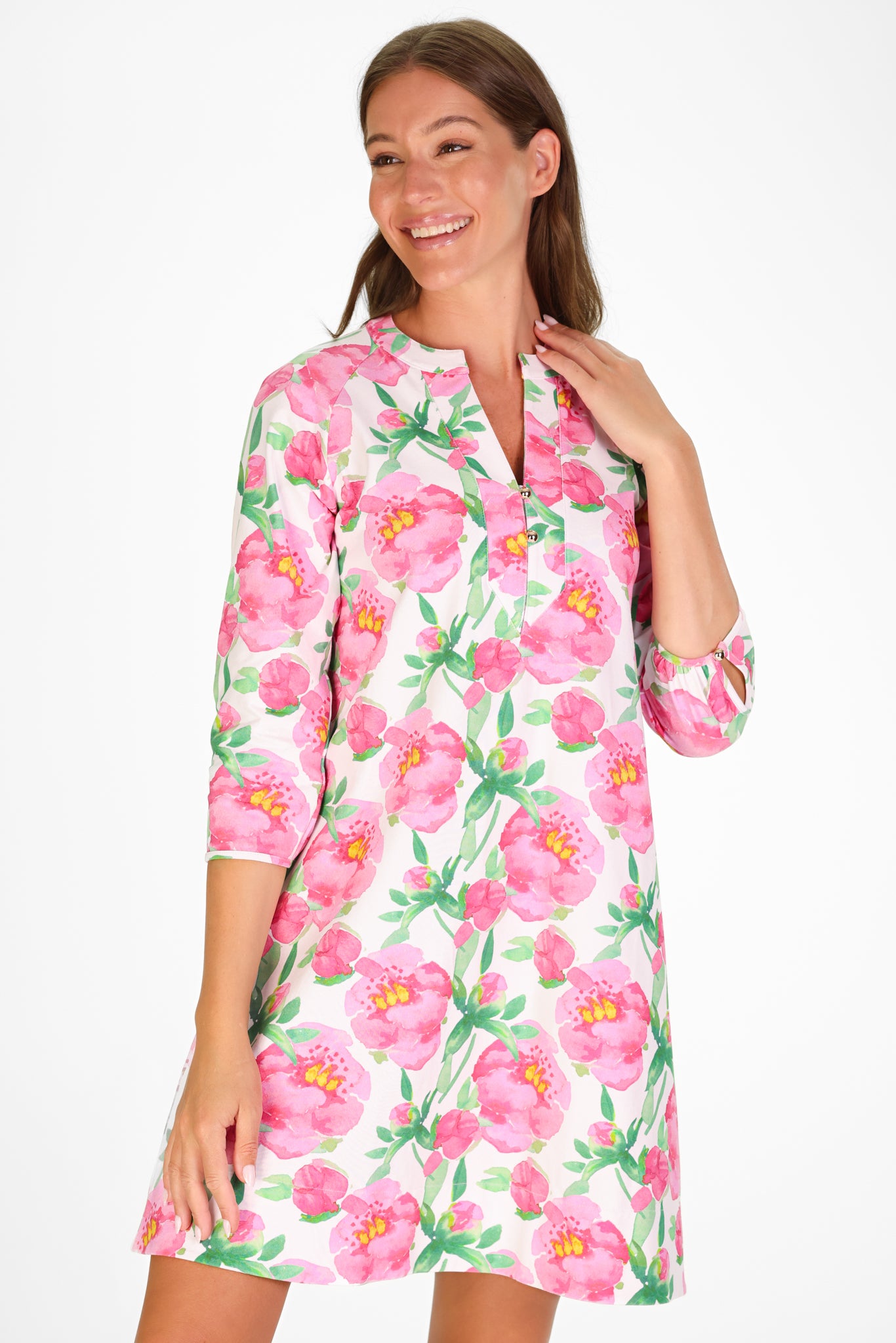 Sam Dress in Painted Peony – Duffield Lane Sam Dress in Painted Peony – Duffield Lane