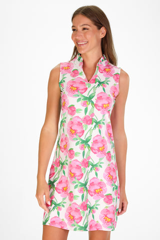 Poppy Dress in Painted Peony