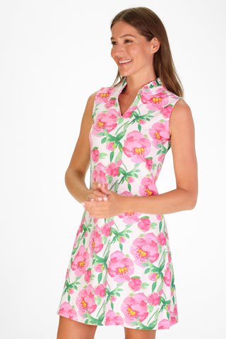 Poppy Dress in Painted Peony