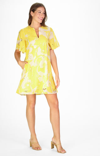 Brianna Dress in Sunshine Petals