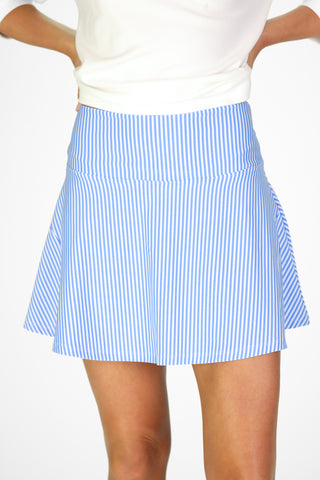 Sherri Skort in Seersucker Stripe