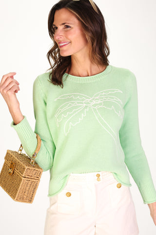 Palm Tree Beach Sweater