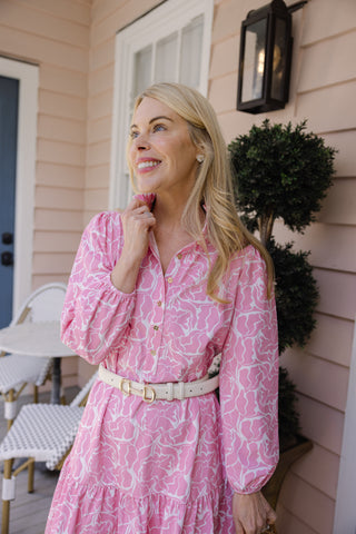 Adara Dress in Blush Meadows