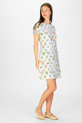 Alva Dress in Garden Lattice