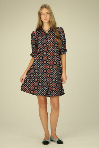 Ashlynn Dress in Scarlet Lattice