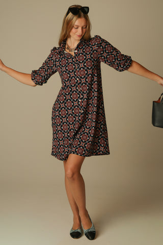 Ashlynn Dress in Scarlet Lattice