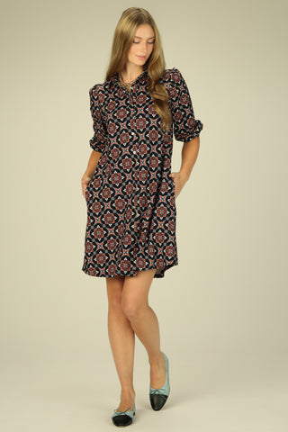 Ashlynn Dress in Scarlet Lattice