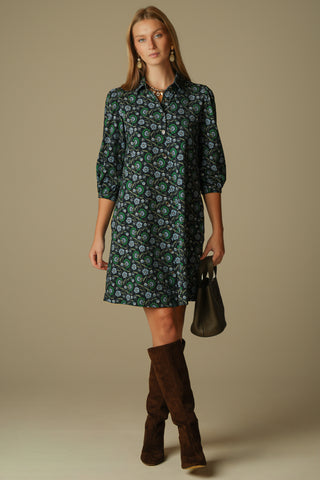 Ashlynn Dress in Twilight Vines