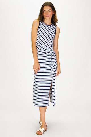 Aster Dress in Horizon Stripe