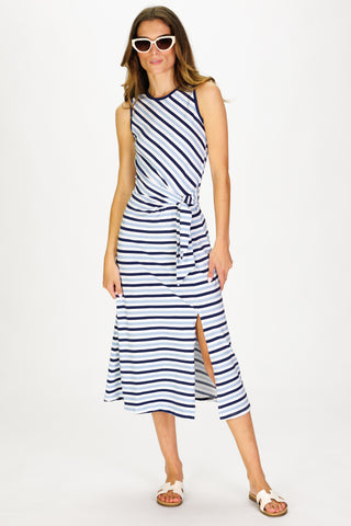 Aster Dress in Horizon Stripe