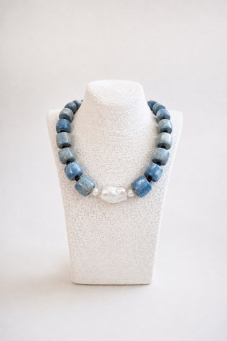 Southern Marc Collar Necklace in Blue Jean