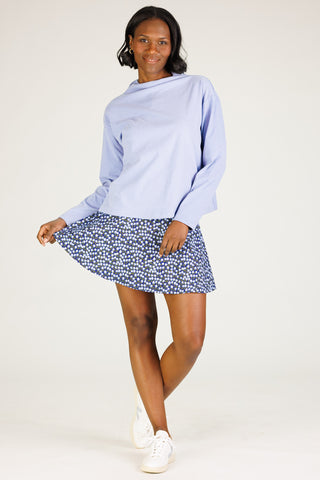 Camren Top in Cloudy Blue Supersoft