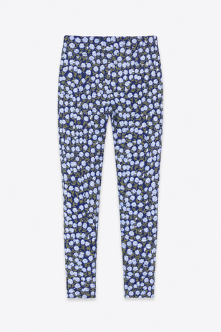 Girls Lolly Legging in Blue Wildflower