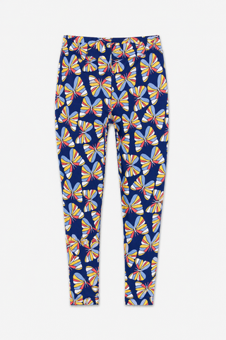 Girls Lolly Legging in Butterfly Print