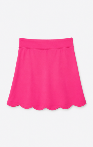 Girls Pique Sylvie Skort in Raspberry