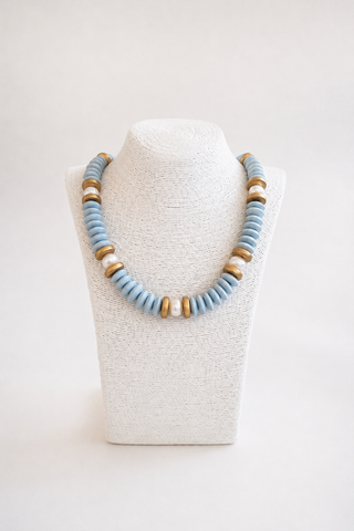 Southern Marc Lagos Collar Necklace in Sky