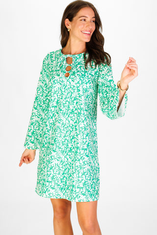 Corinna Dress in Mint Meadows