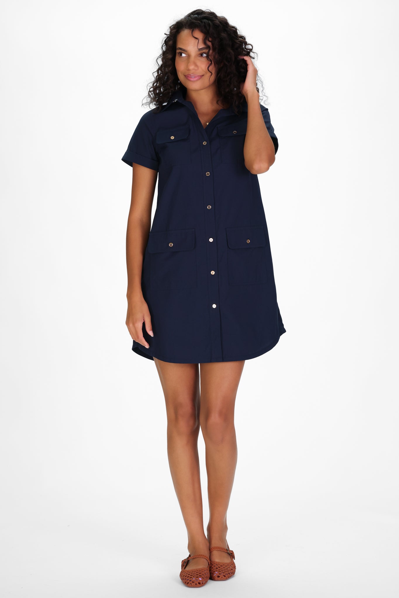 Danette Dress in Navy L Danette Dress in Navy L