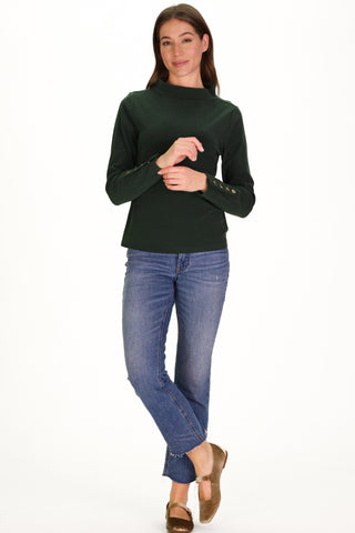 Elaine Top in Forest SuperSoft