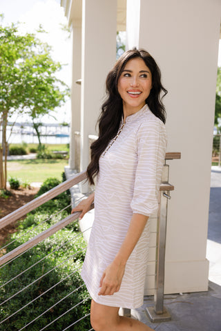 Ellington Dress in Shoreline Twist