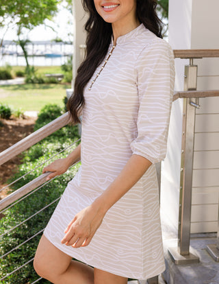 Ellington Dress in Shoreline Twist