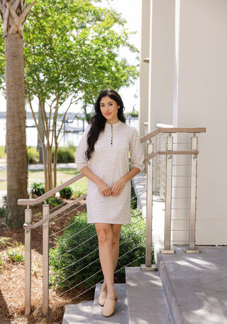 Ellington Dress in Shoreline Twist