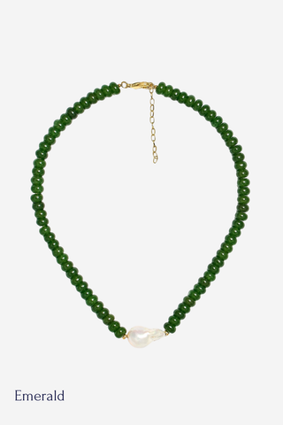 Susie Quartz Beaded Necklace by Lisi Lerch